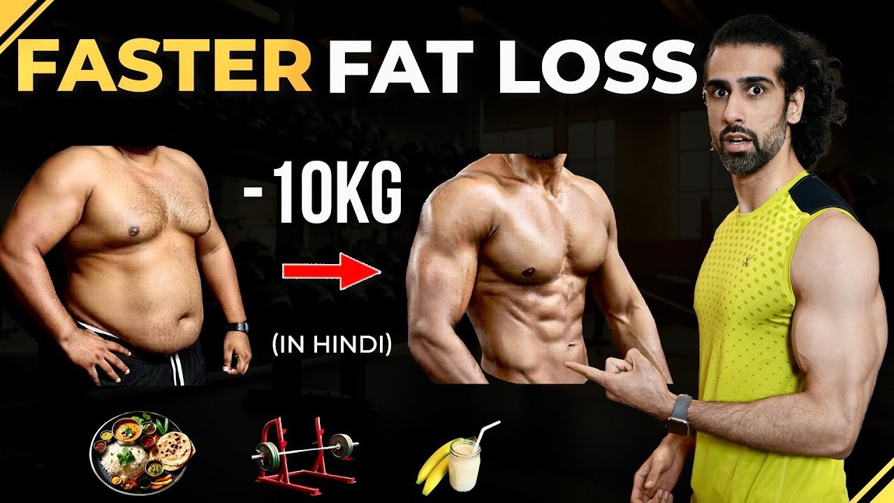 fastest way to lose 10 kg (free diet and workout