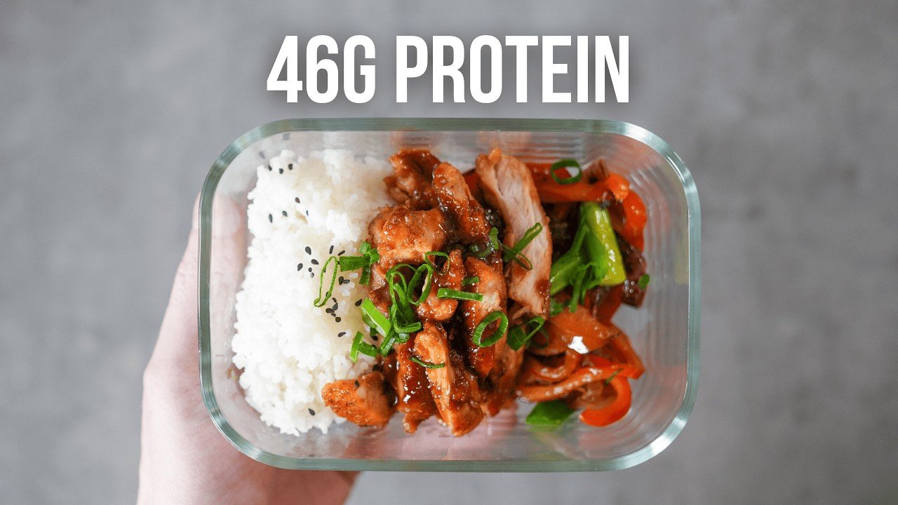 i prepped 5 high protein meals in 1 hour — here’s