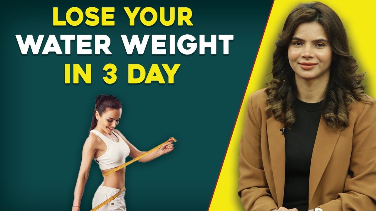 lose your water weight in just 3 days | diet