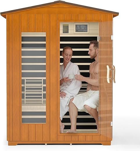 3-Person Outdoor Far Infrared Sauna