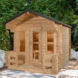 Dundalk LeisureCraft Georgian Cabin Sauna with Porch: Your Ultimate Relaxation Retreat