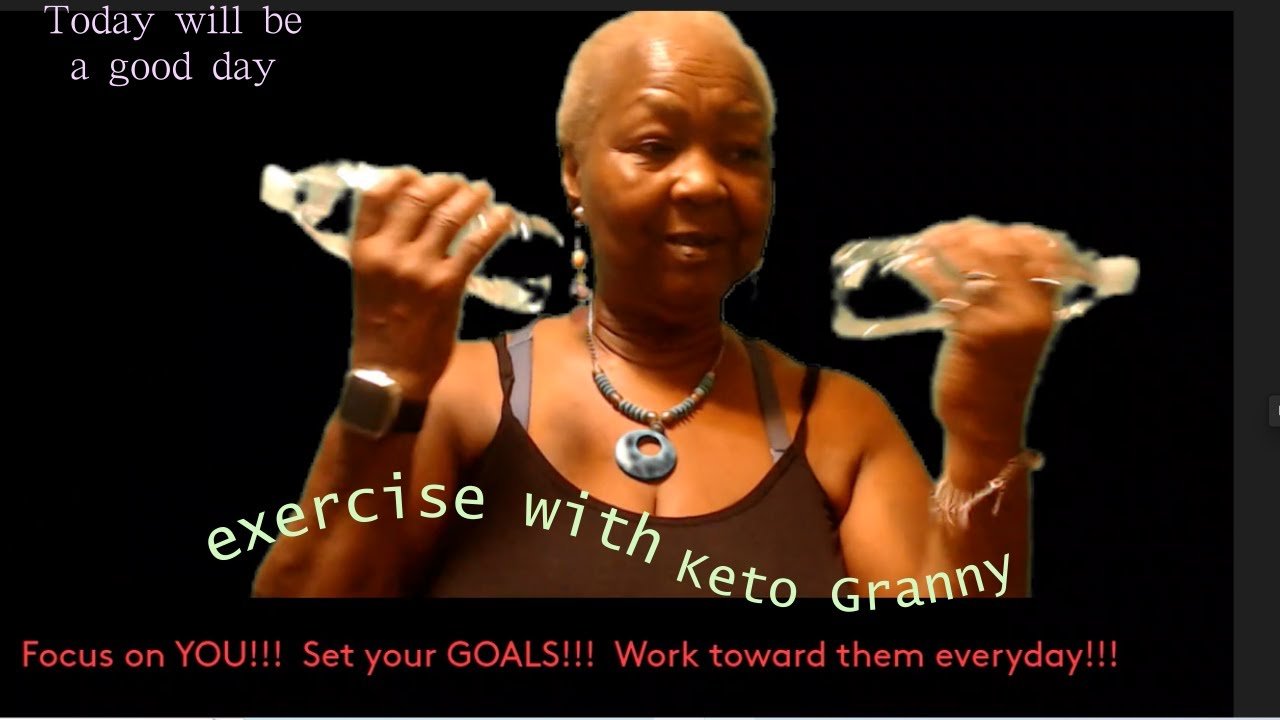 exercise with keto granny upper body & core chair or