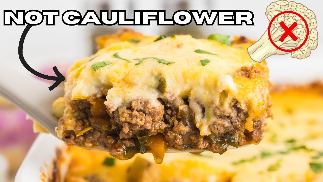 this keto shepherd's pie is made with something different