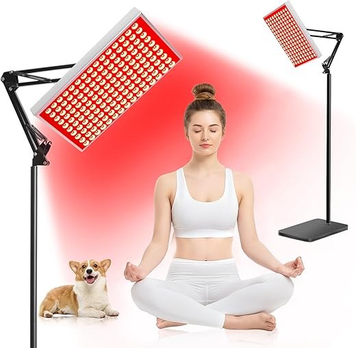 Dual-Wavelength Red Light Therapy Lamp