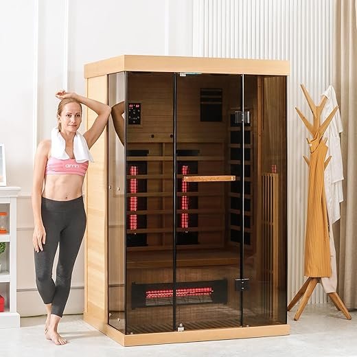 Home Infrared Sauna with Chromotherapy Lighting